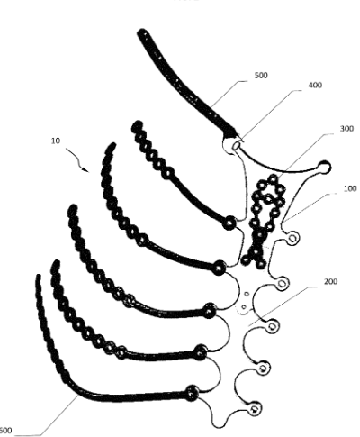 Thoracic reconstruction implant and anatomical model