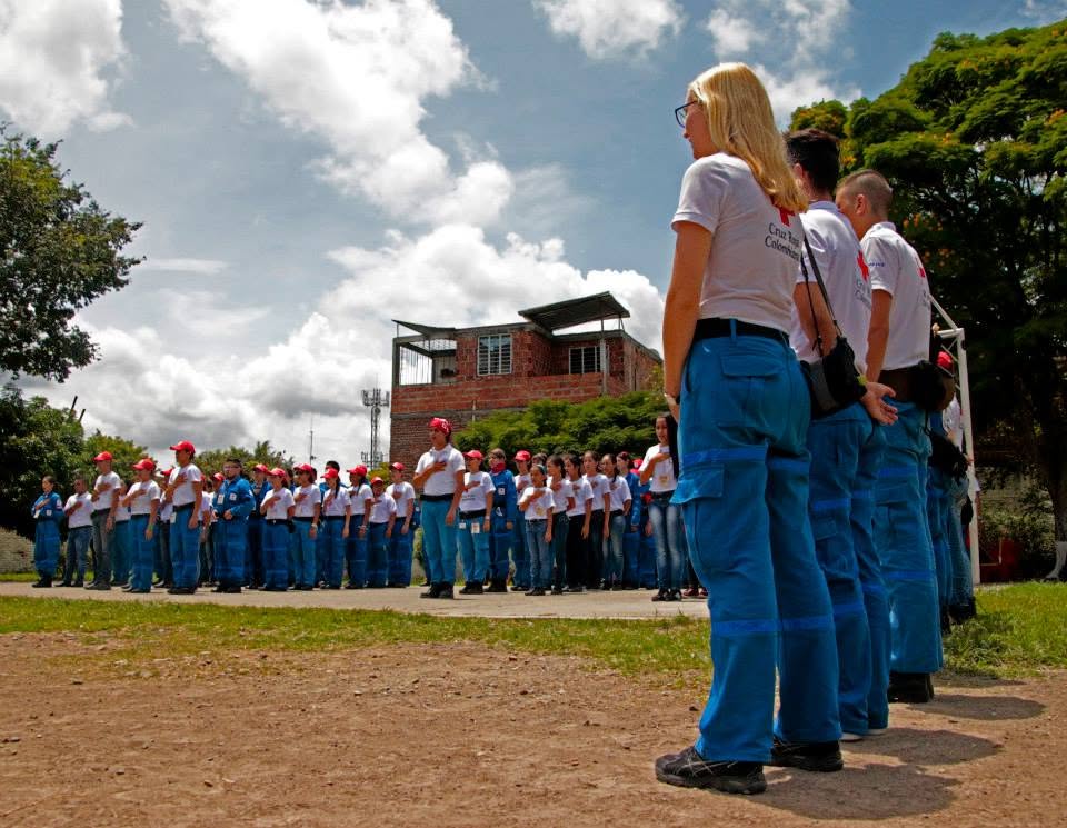Valeria Marin during Red Cross leadership and humanitarian service